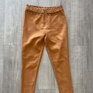 Studio F brown suede pants